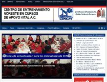 Tablet Screenshot of cencav.com.mx